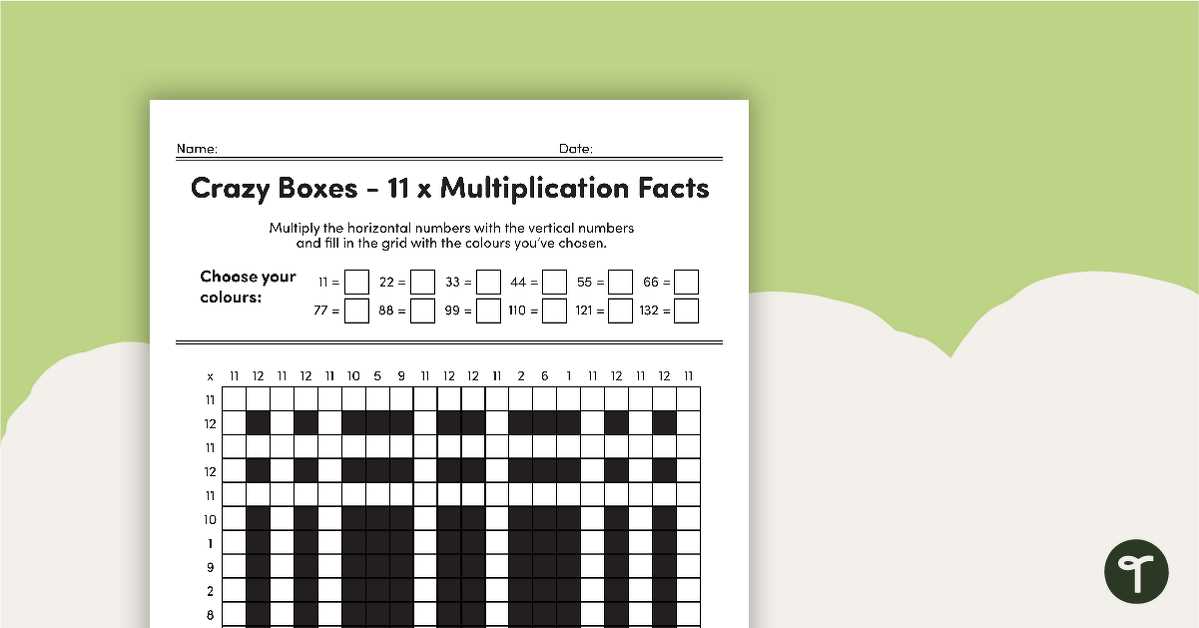 multiplication by 11 worksheets