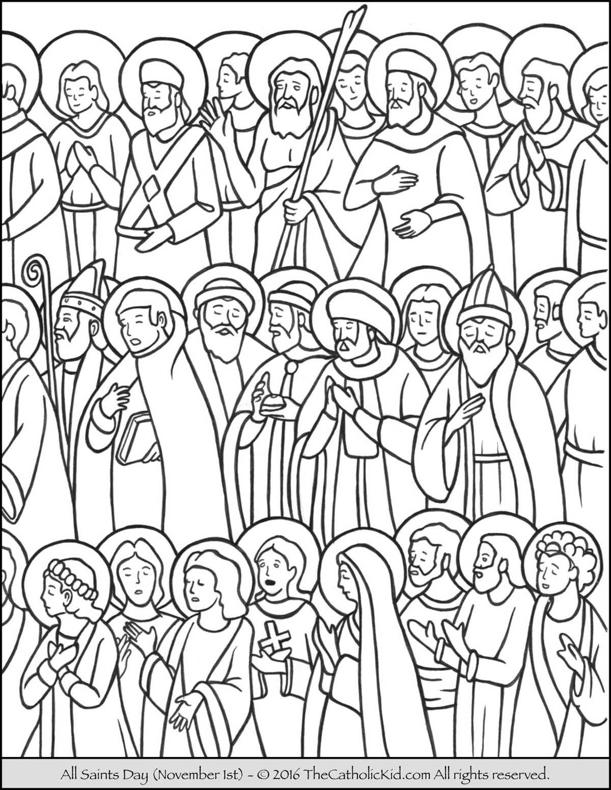 all saints worksheet