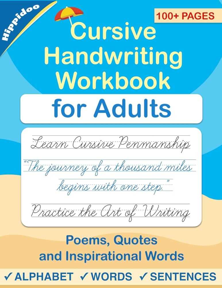 adult handwriting worksheets