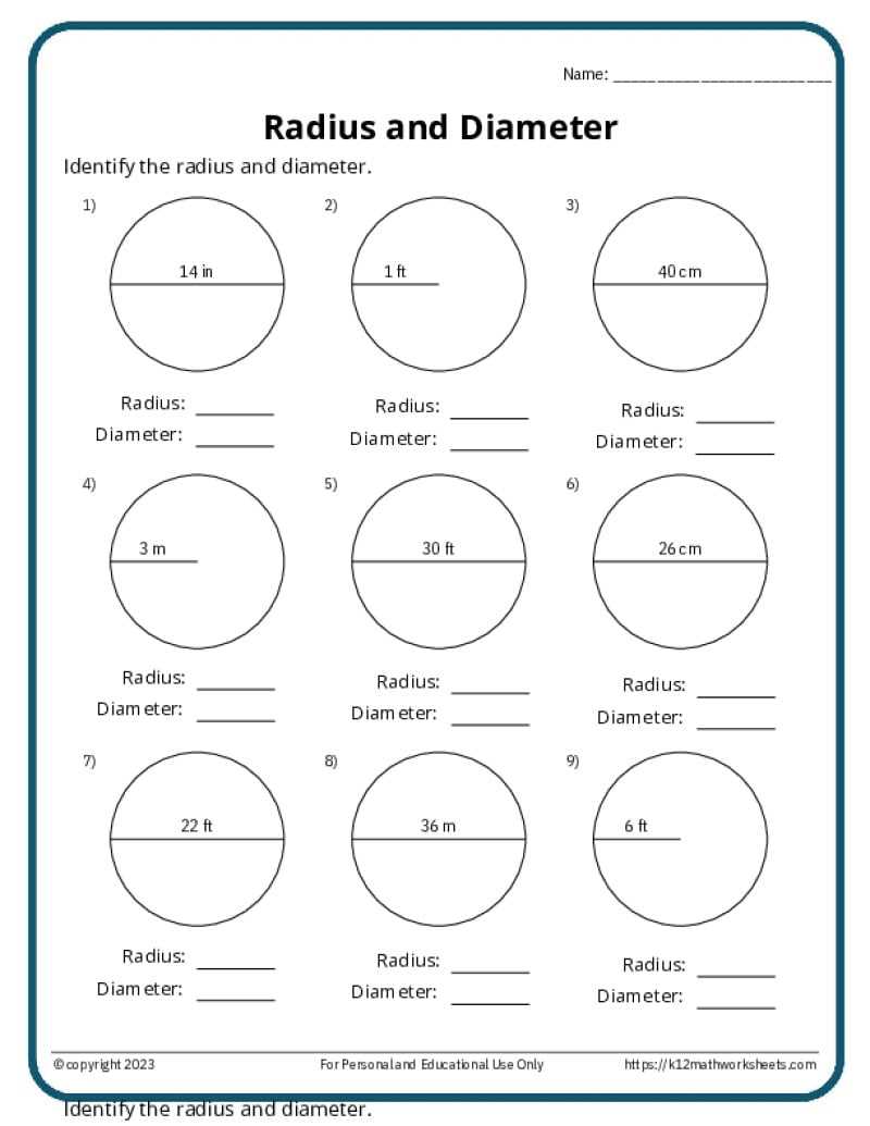 7th grade circle worksheet 7th grade circle worksheet