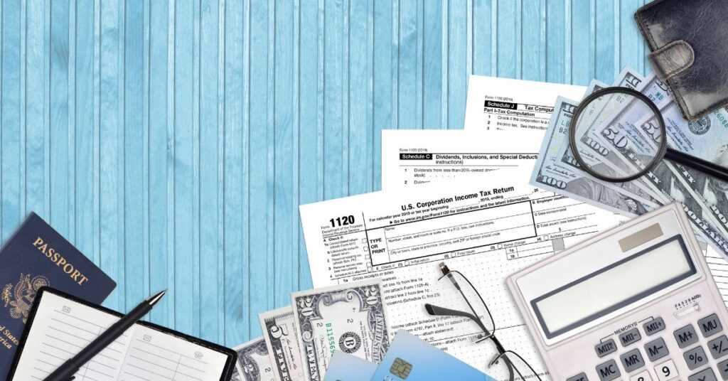 corporate tax worksheet