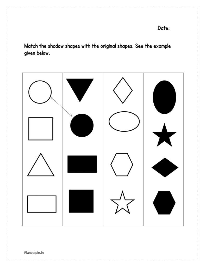 activity worksheet for kindergarten