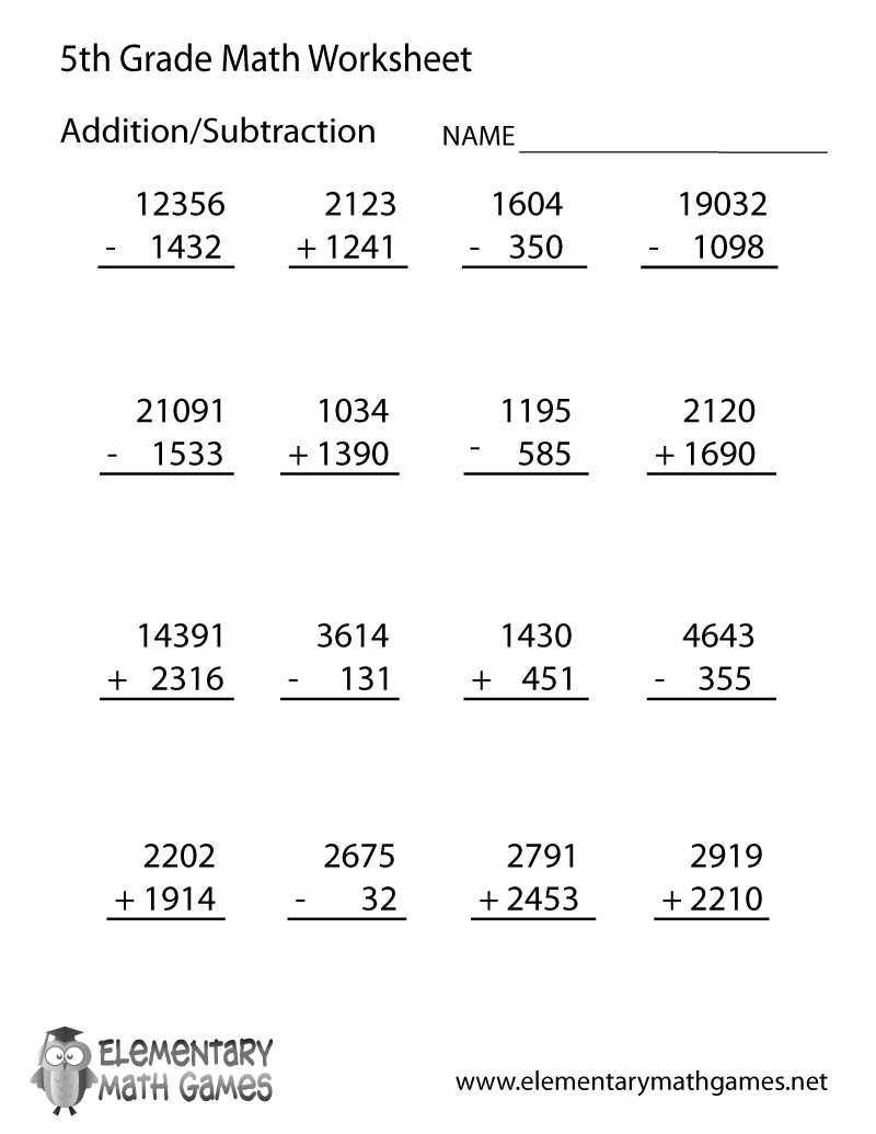 basic math worksheets free printable