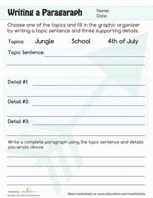 creative writing worksheets for class 3