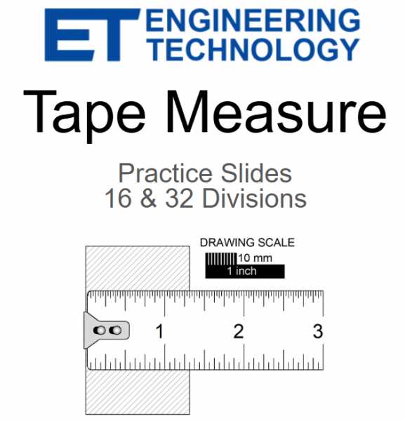 tape measure worksheet