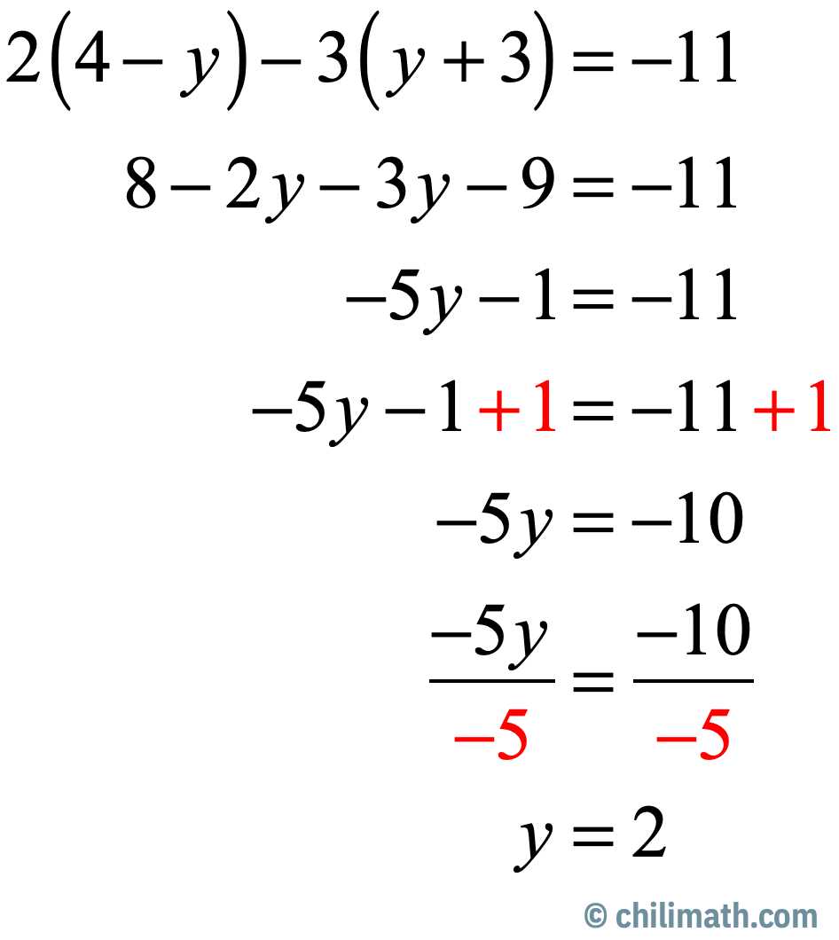 multi step linear equations worksheet