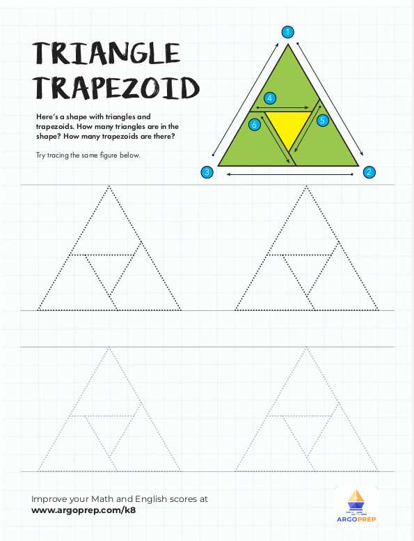area of triangle and trapezoid worksheet