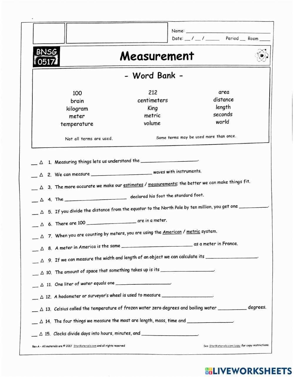 bill nye scientific method video worksheet