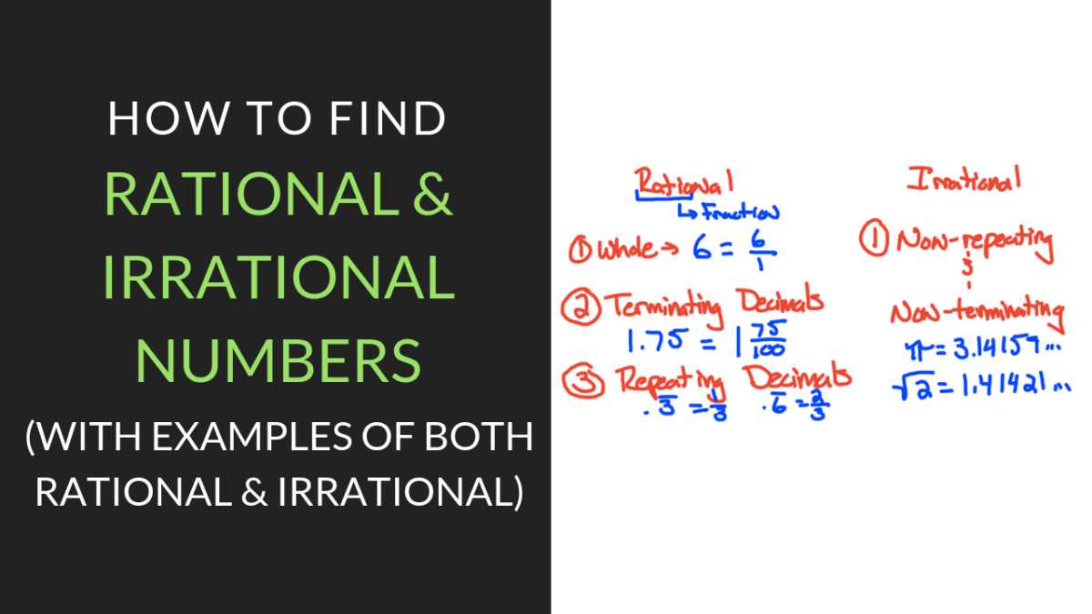 rational or irrational worksheet