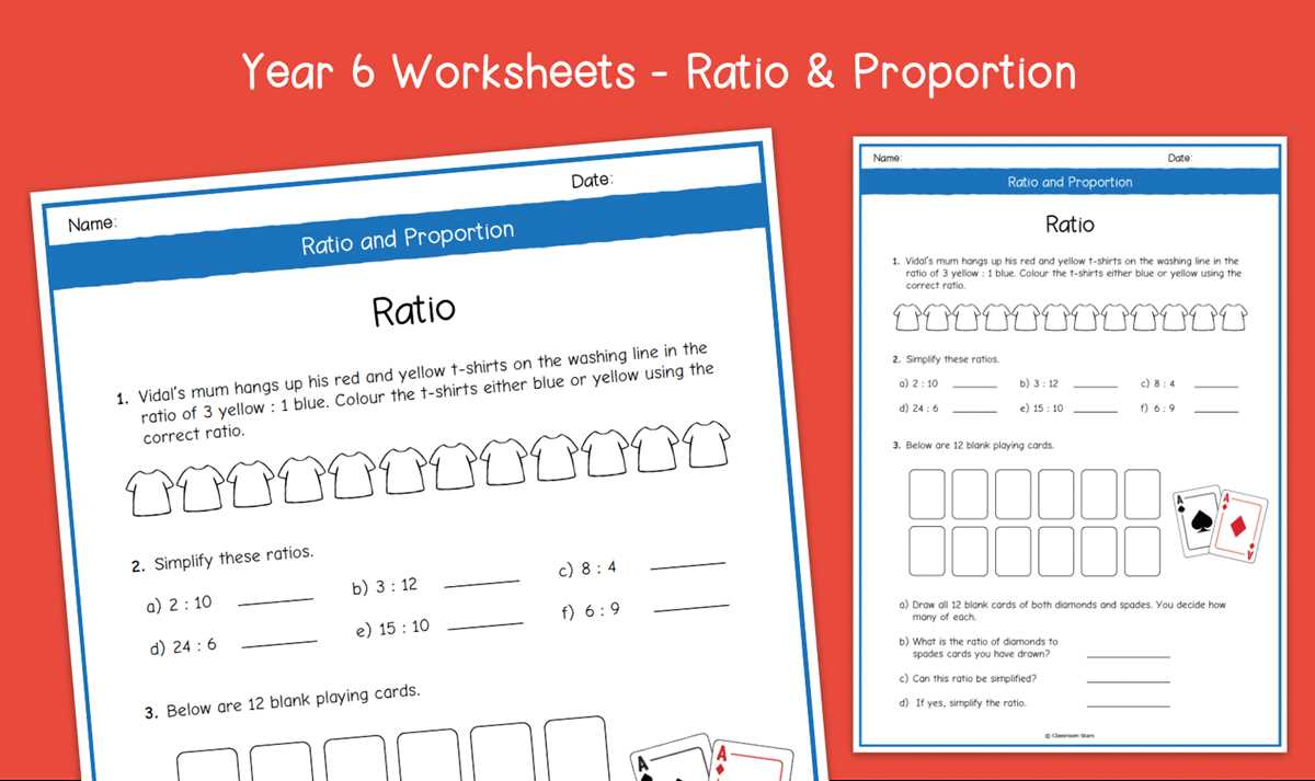 ratios worksheets