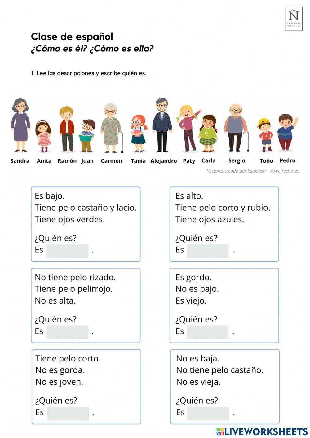 como es worksheet