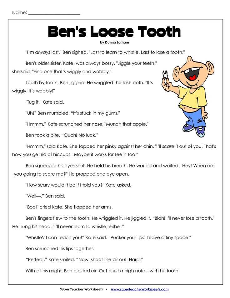 reading comprehension worksheets grade 3