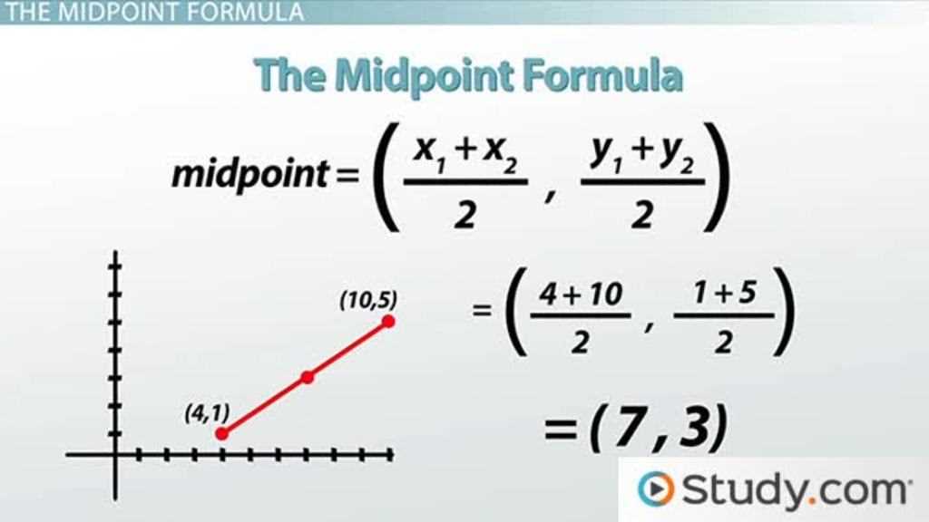 midpoint line segment worksheet