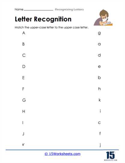 letter recognition worksheets