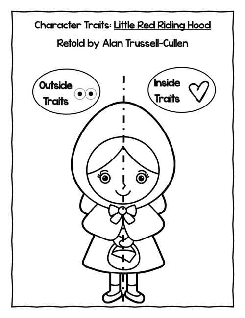 character traits practice worksheet