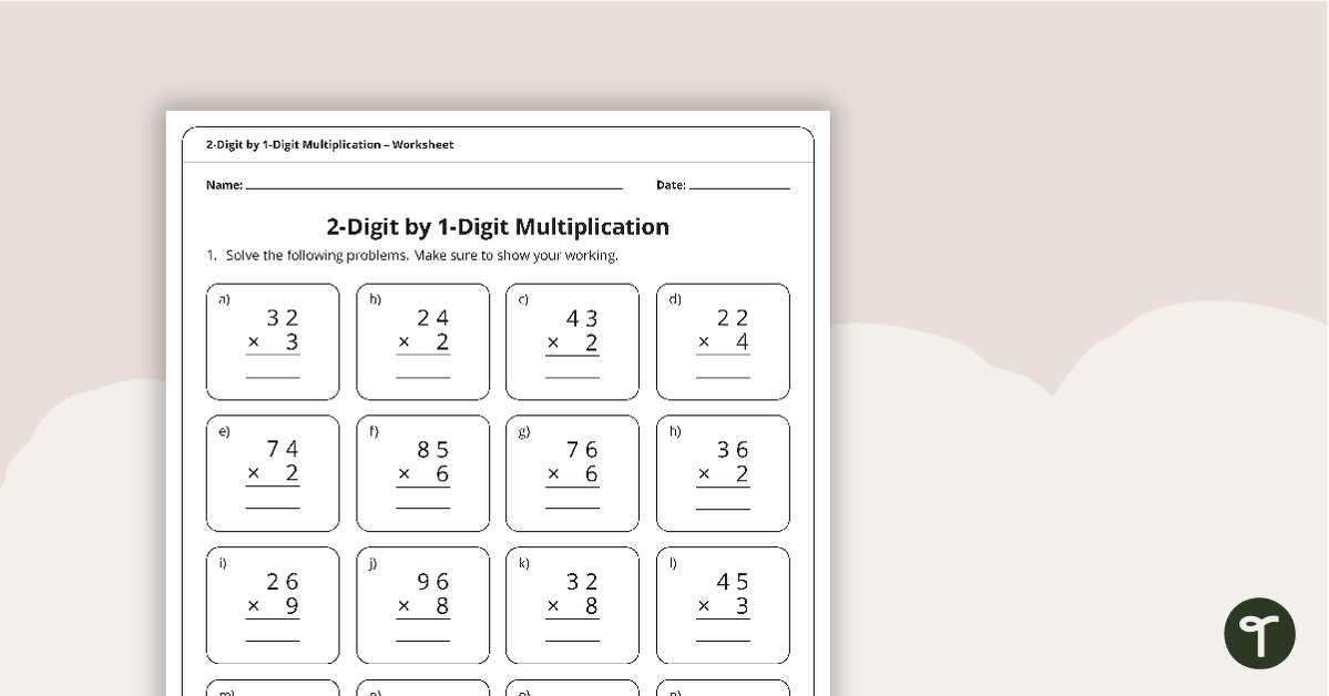2 digit times 2 digit multiplication worksheet 2 digit times 2 digit multiplication worksheet