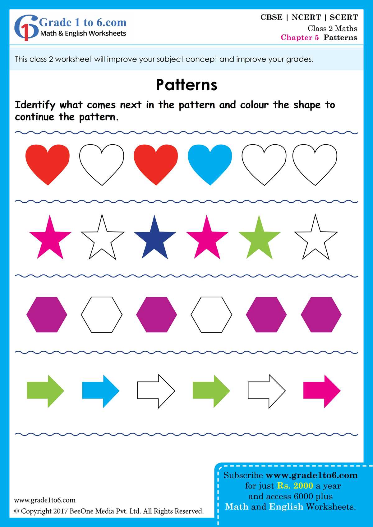 class 2 maths worksheet