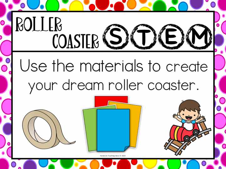 roller coaster worksheet