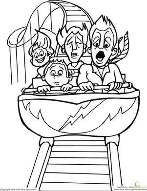 roller coaster worksheet