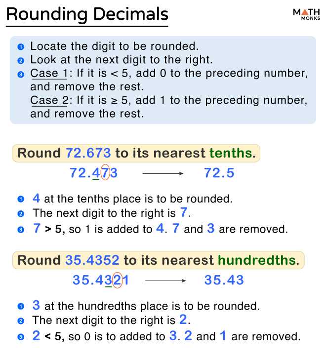 rounding decimals worksheets 5th grade