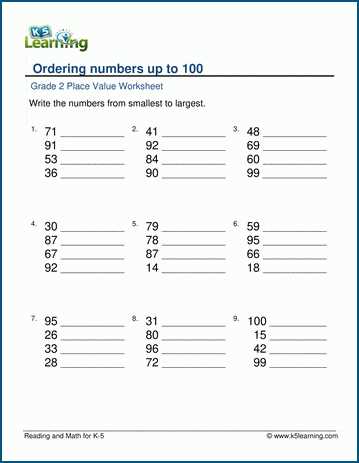 place value to 1000 worksheets