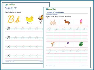 k5 learning cursive writing worksheets