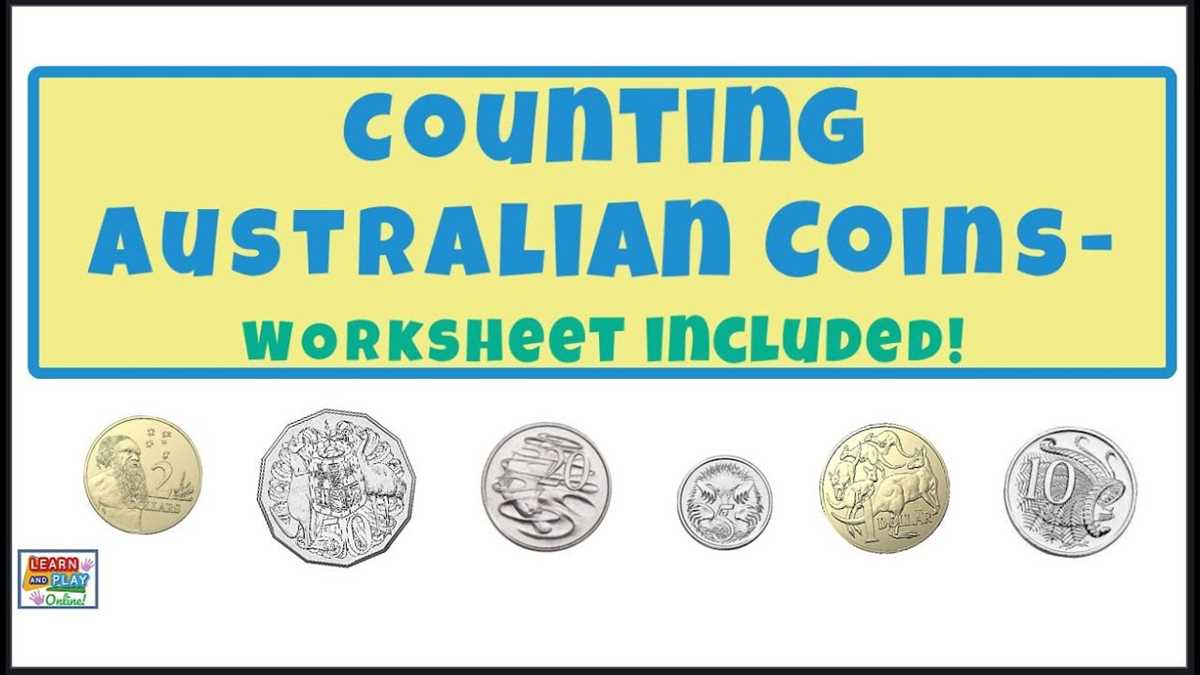 australian coins worksheet