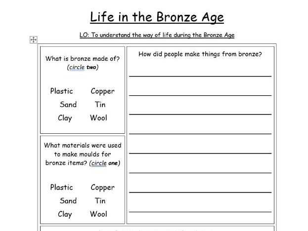 age worksheet