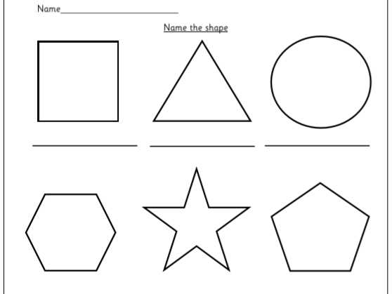 name the figures worksheet