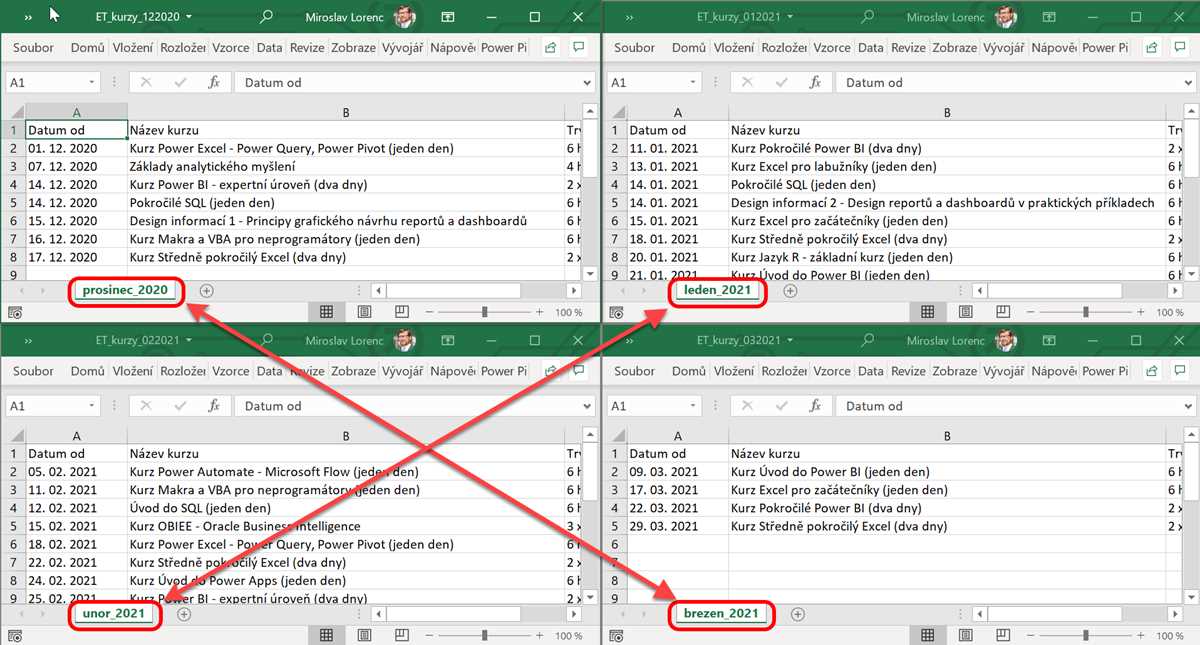 combine all worksheets into one