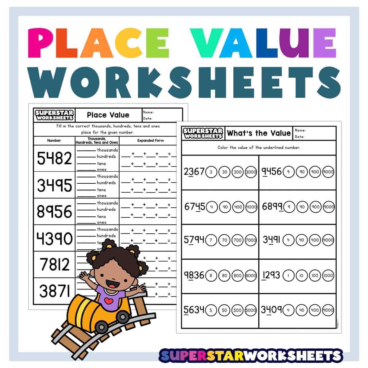 expanded form place value worksheet