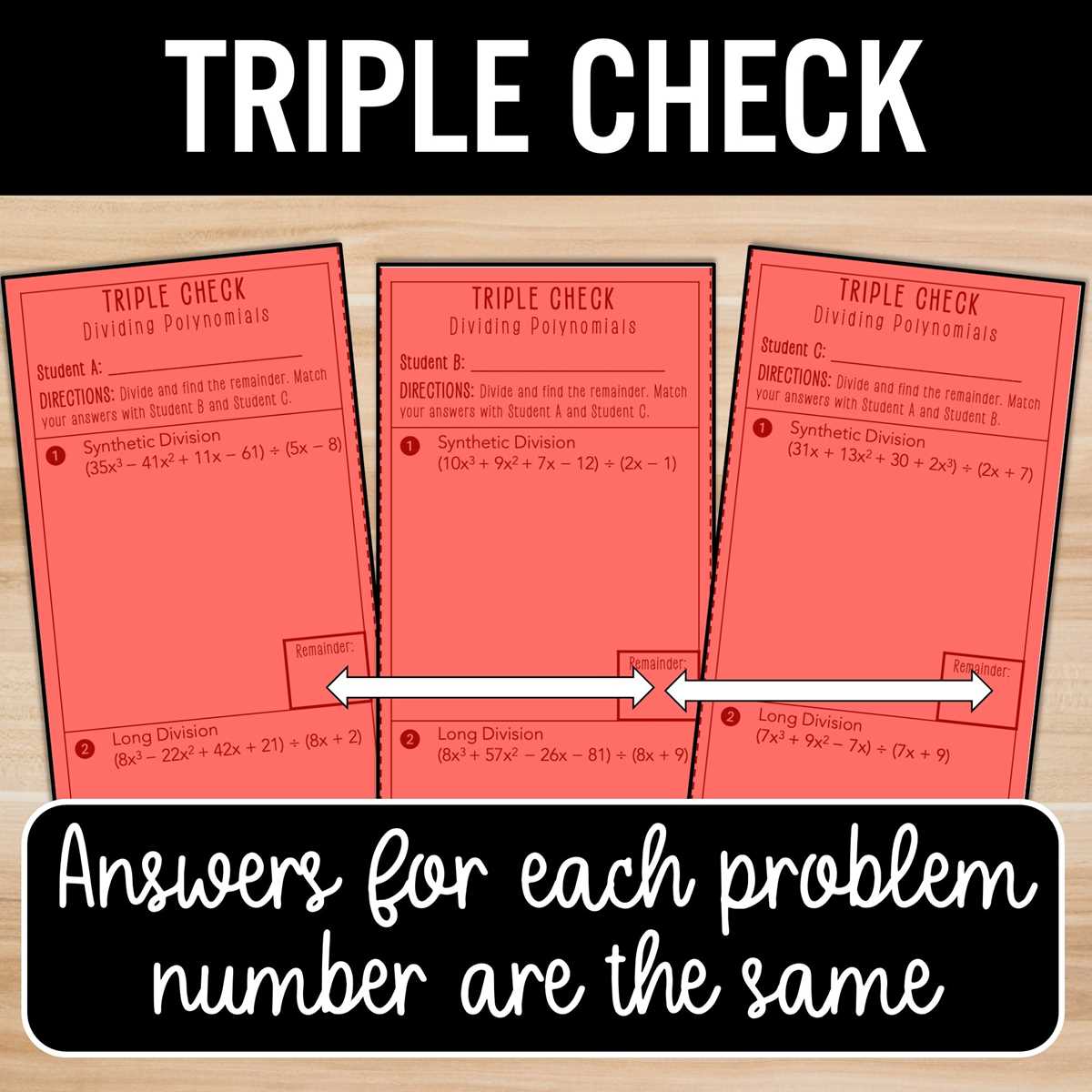 dividing polynomials worksheet free