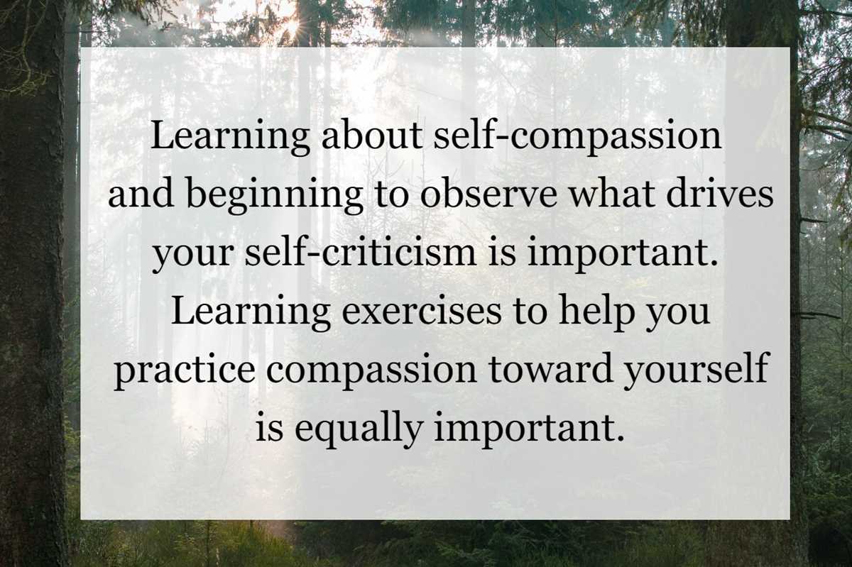 self compassion worksheet