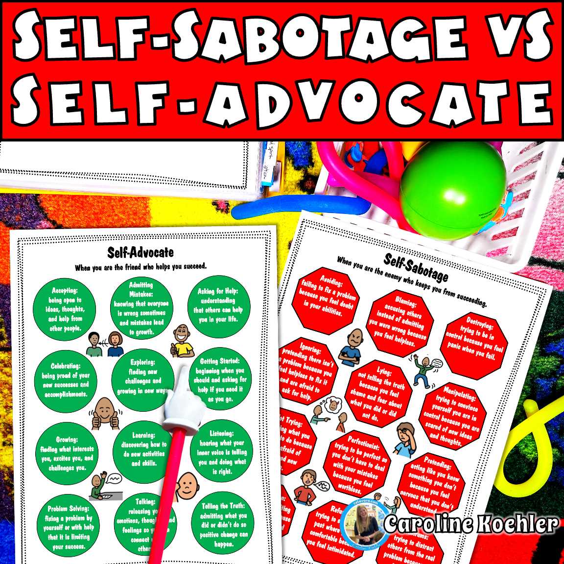 self sabotaging worksheets