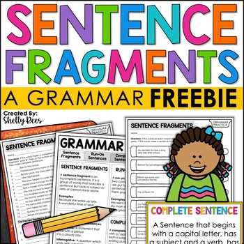 sentence fragment worksheets