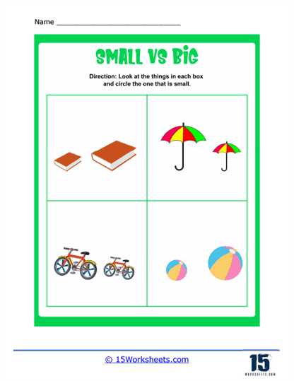 describe picture worksheet