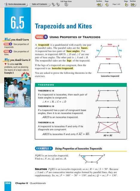 kites and trapezoids worksheet