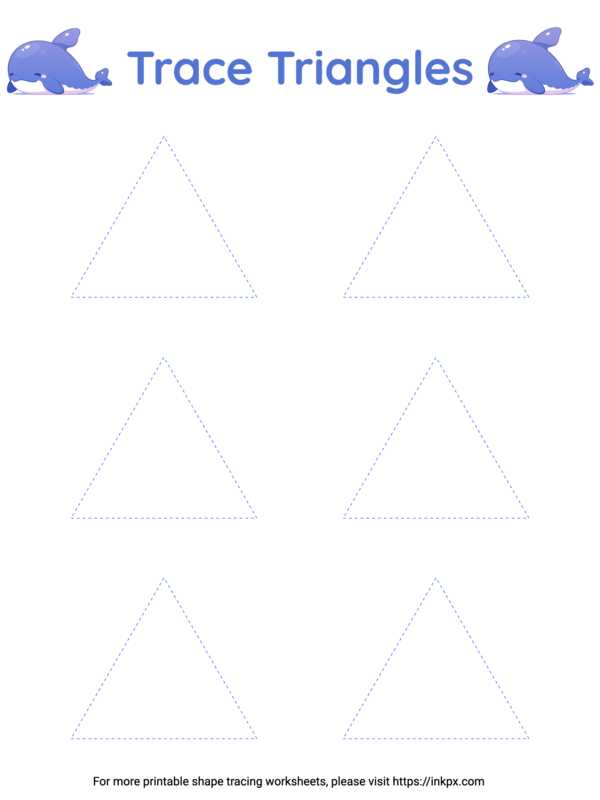 shape triangle worksheet