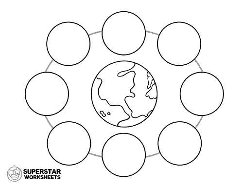 phases of the moon worksheets