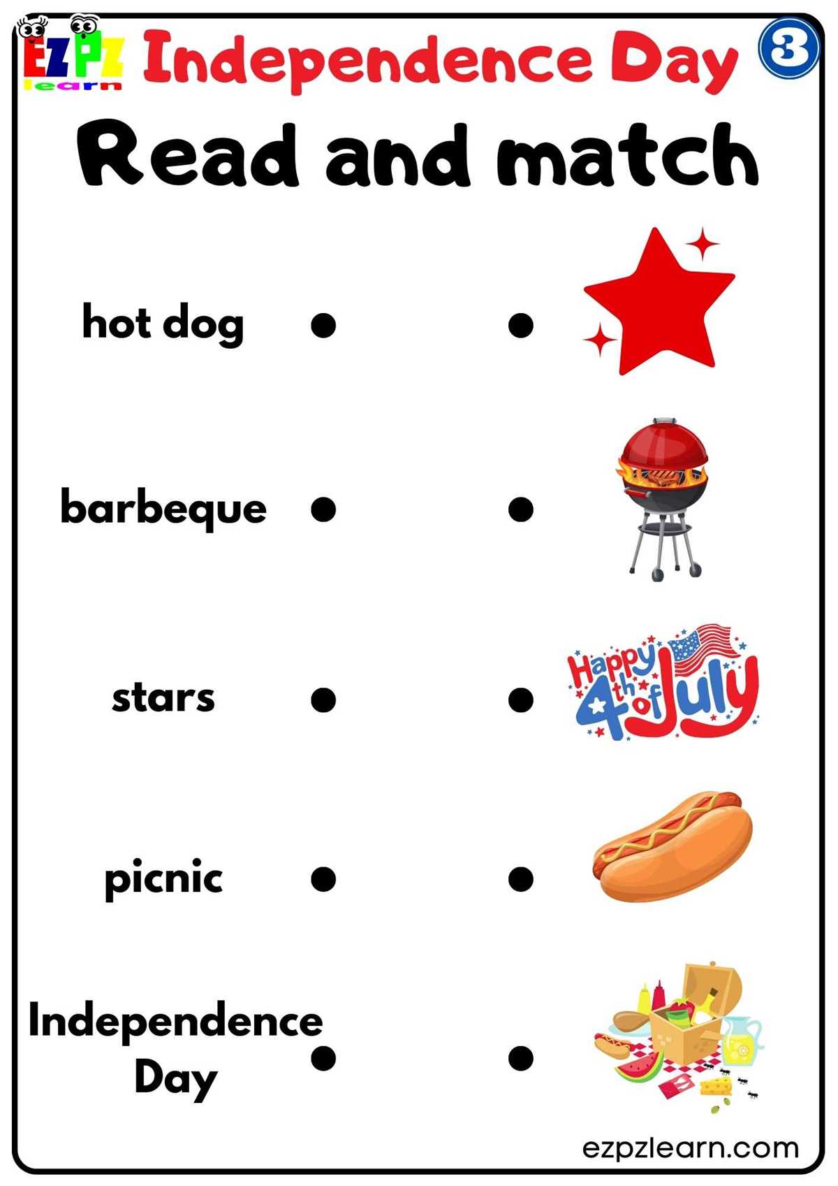 independence day worksheet