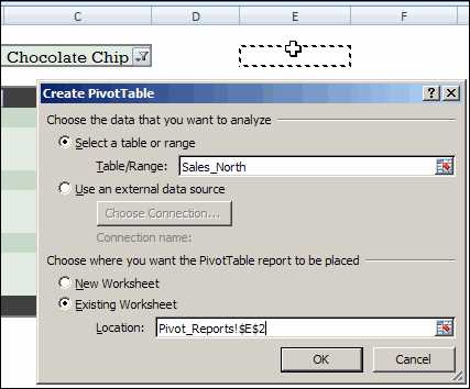 how to create a pivot table from multiple worksheets