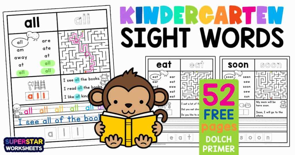 sight word want worksheet