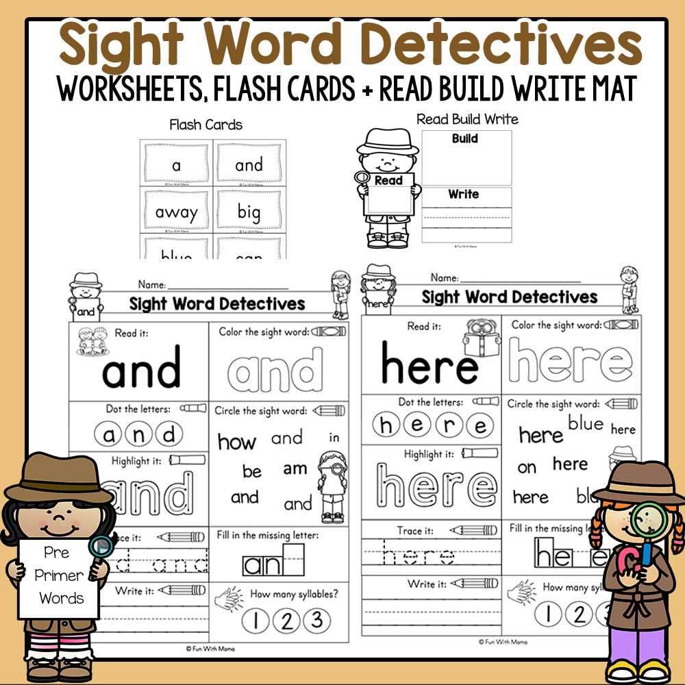sight word worksheets for pre k sight word worksheets for pre k