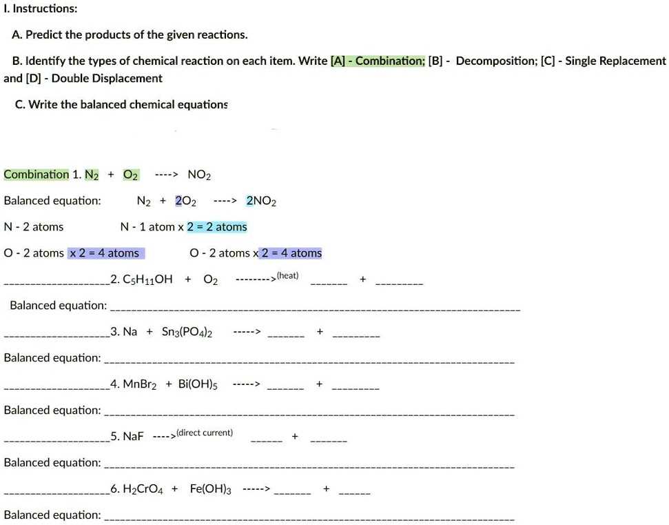 single and double replacement reactions worksheet single and double replacement reactions worksheet