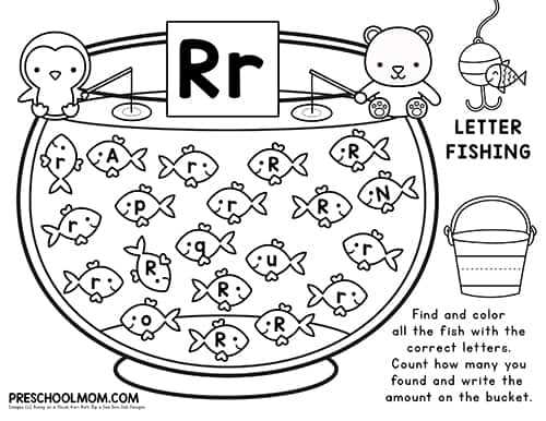 free letter r worksheets