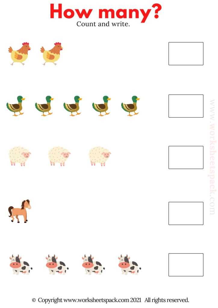 write numbers worksheet