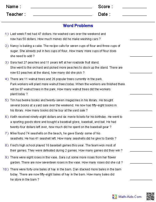 solving variables worksheet