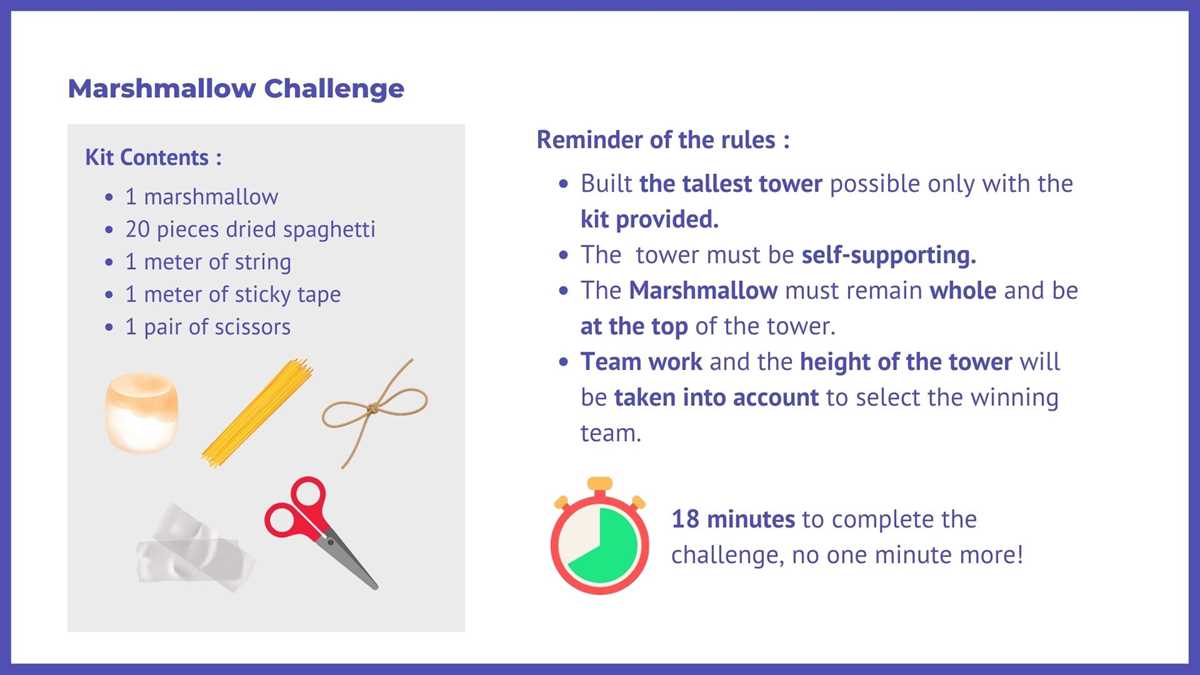 spaghetti and marshmallow tower worksheet