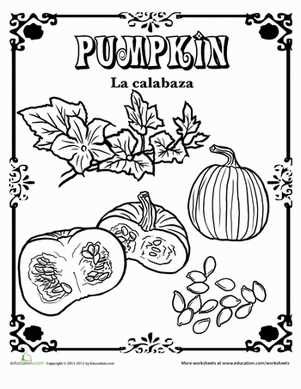 spanish coloring worksheets