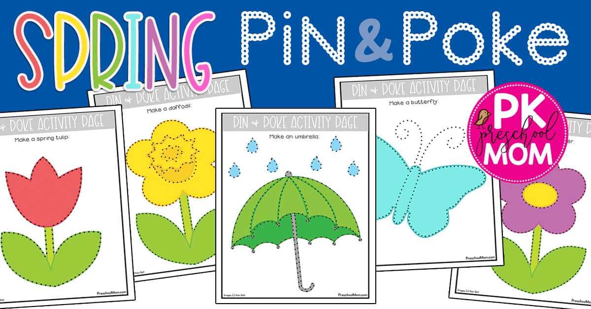 spring worksheets preschool